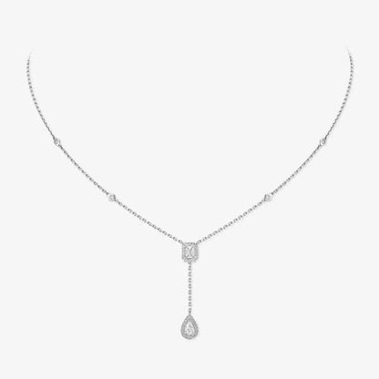 [LumiVibe]Gold Diamond Tie Necklace