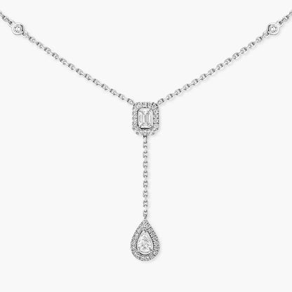 [LumiVibe]Gold Diamond Tie Necklace