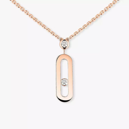 [LumiVibe] Move Uno Gold Diamond Long Necklace