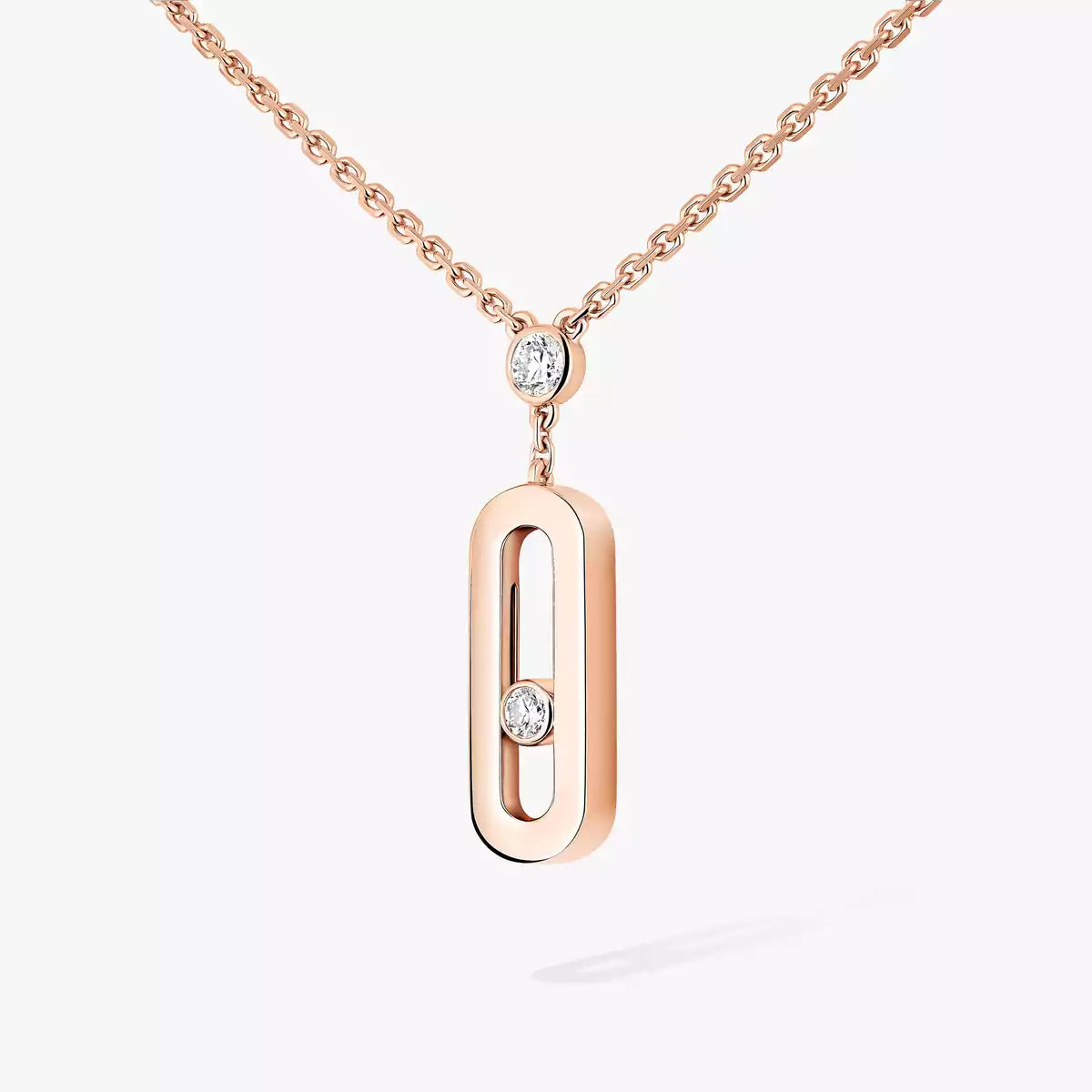 [LumiVibe] Move Uno Gold Diamond Long Necklace