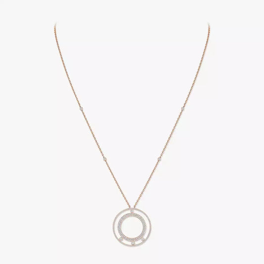 [LumiVibe]Move Romane Long Pave_-Set Diamond Necklace
