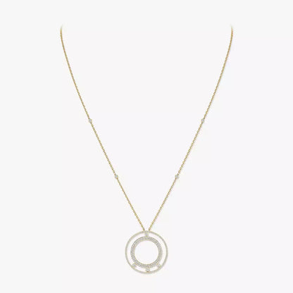 [LumiVibe]Move Romane Long Pave_-Set Diamond Necklace
