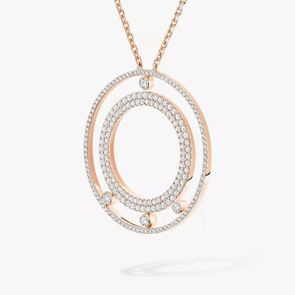 [LumiVibe]Move Romane Long Pave_-Set Diamond Necklace