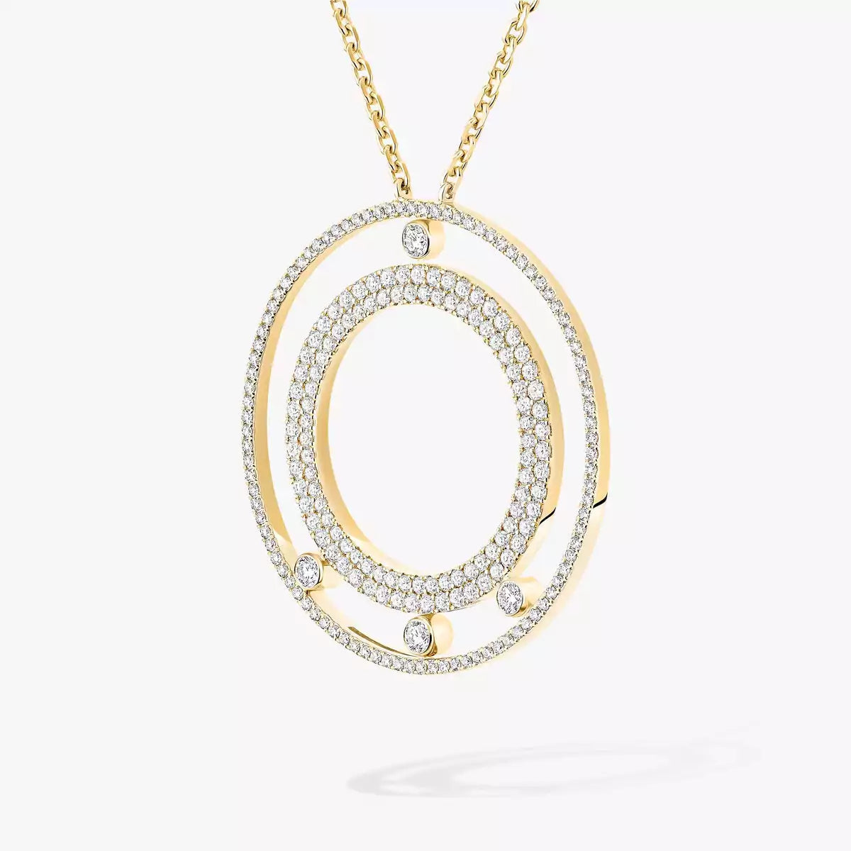 [LumiVibe]Move Romane Long Pave_-Set Diamond Necklace