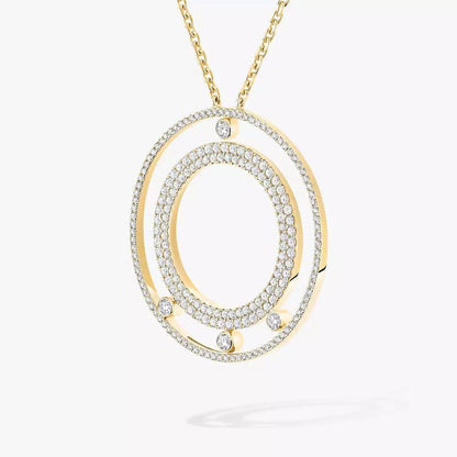 [LumiVibe]Move Romane Long Pave_-Set Diamond Necklace