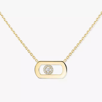 [LumiVibe]So Move Diamond Necklace in Gold