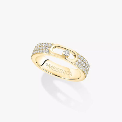 [LumiVibe]Move Joaillerie Pave_ Diamond Wedding Ring