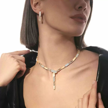 [LumiVibe]Imperial Move SM Diamond Earrings
