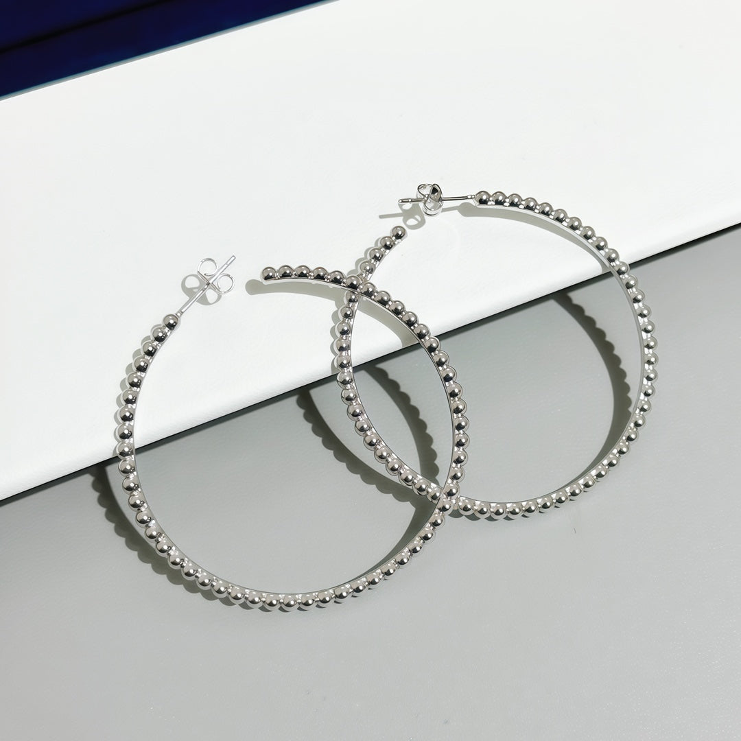 [LumiVibe] SMOOTH BEAD STUD EARRINGS