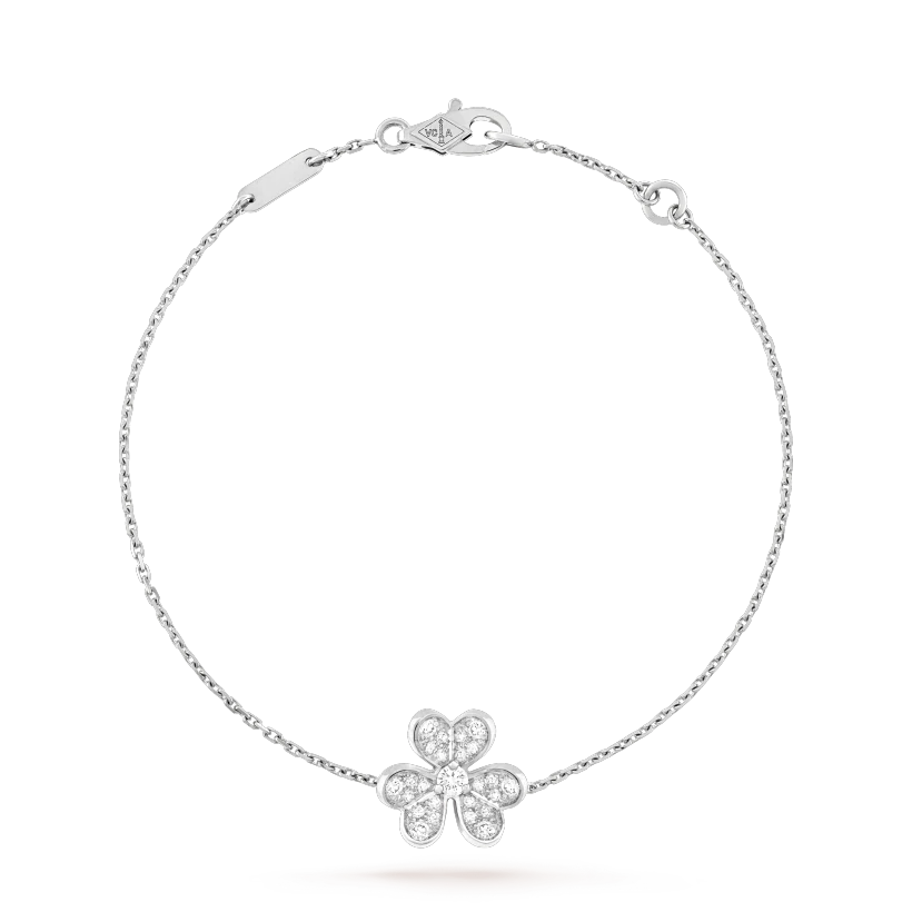 [LumiVibe]FRIVOLE SILVER FLOWER DIAMOND BRACELET